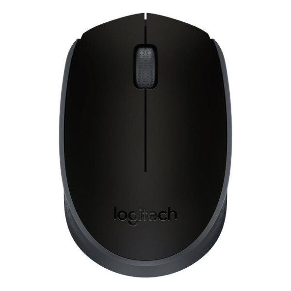 Мышь беспроводная Logitech M171 черно-серая (910-004643)