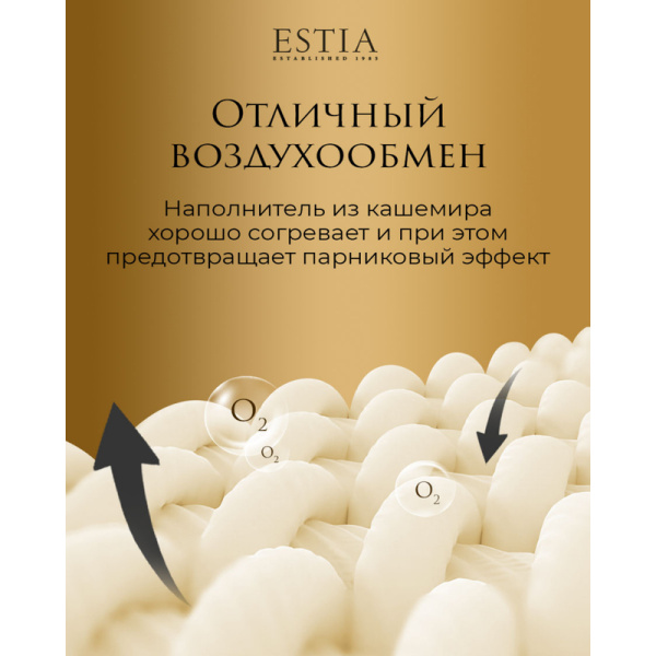 Подушка Estia Непальский кашемир 70х70 см микроволокно/хлопок