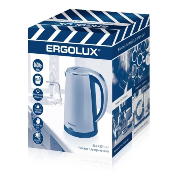 Чайник Ergolux ELX-ELX-KS09-C41 белый