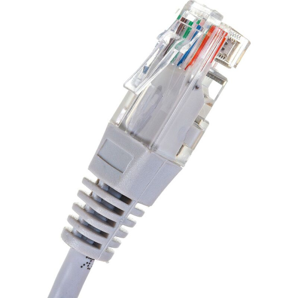 Патч-корд витая пара TWT TWT-45-45-0.5-GY cat 5e 0.5 м