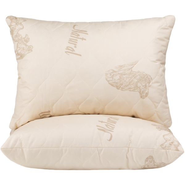 Подушка Эльф Верблюжья шерсть 50х70 см холфитекс/микросатин Подушка Эльф Верблюжья шерсть 50х70 см холфитекс/микросатин