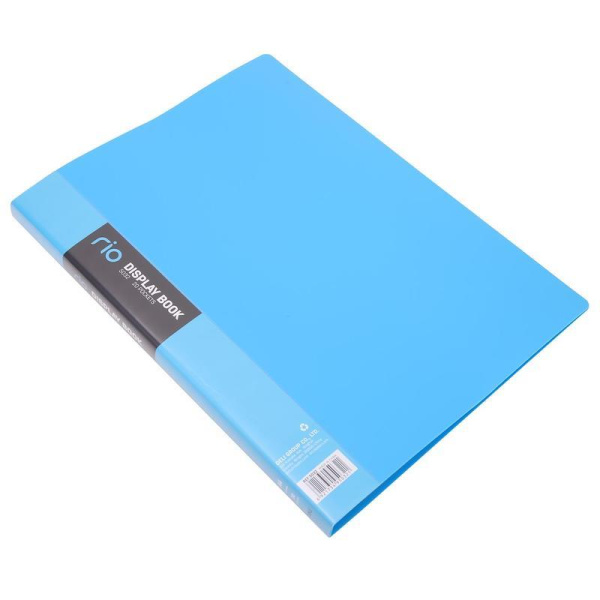 Папка файловая на 20 файлов A4 14 мм цвет в ассортименте (толщина  обложки 0,6 мм)