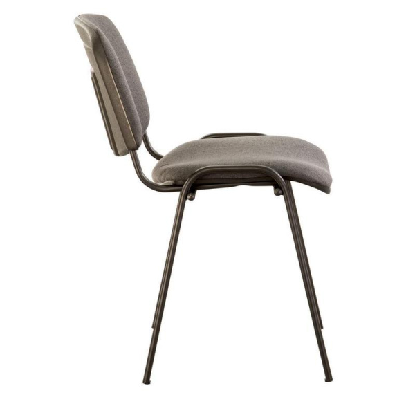 Стул офисный Easy Chair Изо С-38 серый (ткань, металл черный)