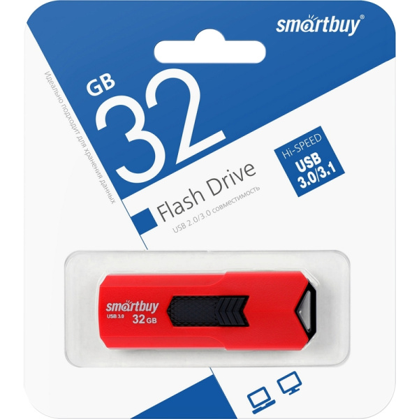 Флешка USB 3.0 32 ГБ Smartbuy Stream (SB32GBST-R3)