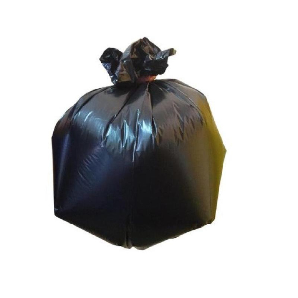 Мешки для мусора на 120 л ONE service черные (ПВД, 40 мкм, в рулоне 10  шт, 70x105 см)