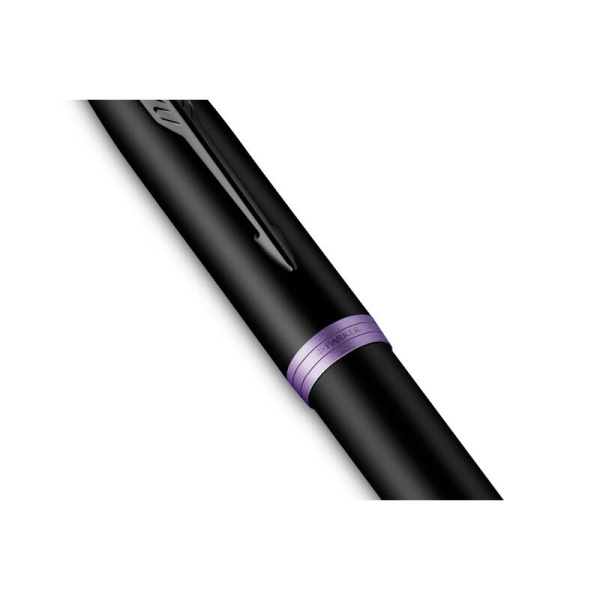 Ручка перьевая Parker IM Professionals Amethyst Purple BT цвет чернил  синий цвет корпуса черный (артикул производителя 2172948)