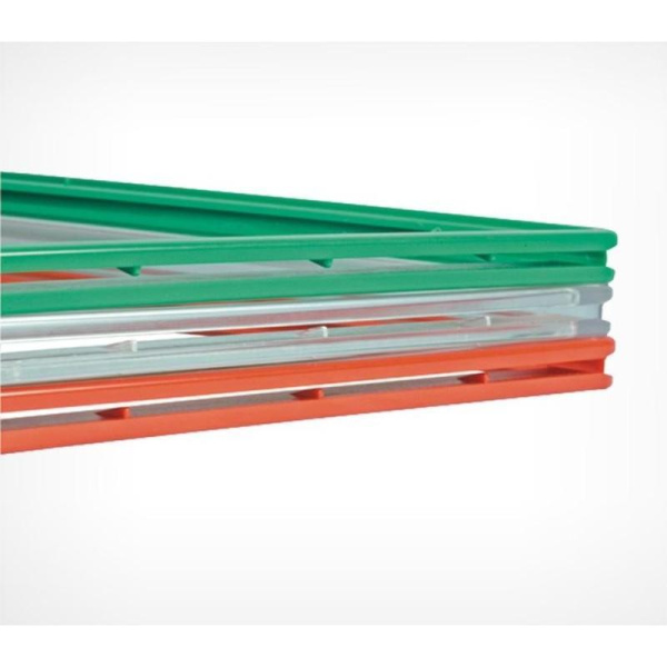 Рамка для ценникодержателей пластиковая А5 зеленая (10 штук в упаковке, артикул производителя 102005-07)