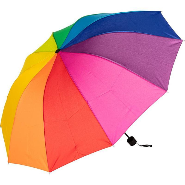 Зонт Радуга механический разноцветный (653116)