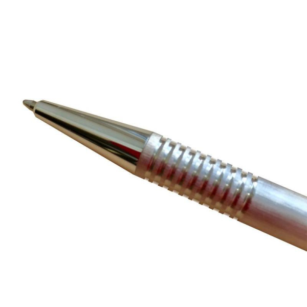 Ручка шариковая Lamy 206 Logo Brushed M16 цвет чернил синий цвет корпуса серебристый (артикул производителя 4026752)