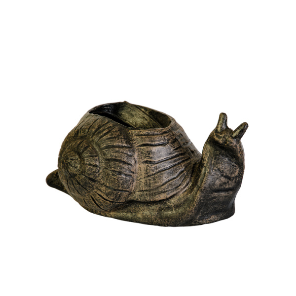 Горшок для цветов GreenShip Planter Snail 10 л бронзовый (50x30x24 см)