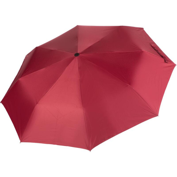 Зонт складной механический 8 спиц бордовый