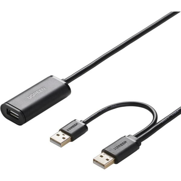 Кабель Ugreen US137 USB A - USB A 10 метров (20214)