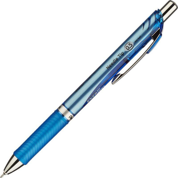 Ручка гелевая автоматическая Pentel EnerGel синяя (толщина линии 0,3 мм)