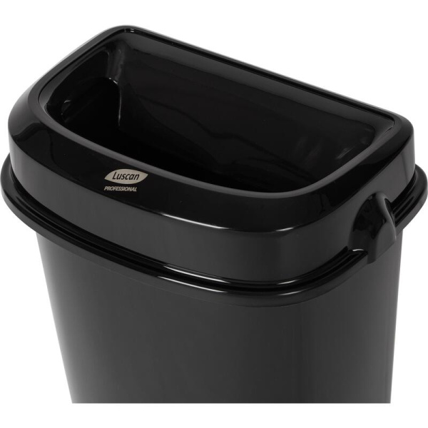 Ведро для мусора Luscan Prof Etalon 32 л пластик черное (41,4х28х57 см)