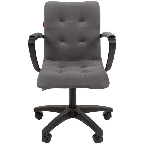 Кресло офисное Chairman 030 серое (ткань, пластик)