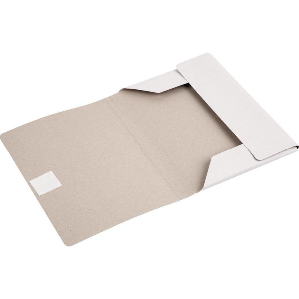 Папка для бумаг с завязками (380 г/кв.м, мелованная, 10 штук в упаковке)