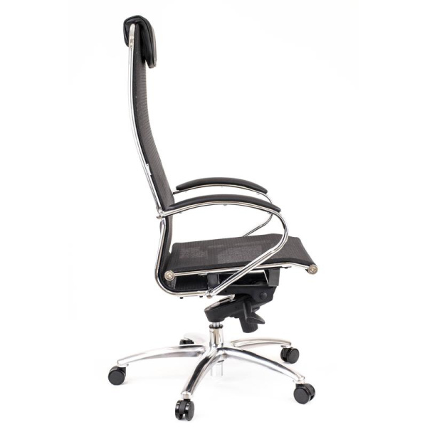Кресло для руководителя Еverprof Deco черное (сетка, металл)