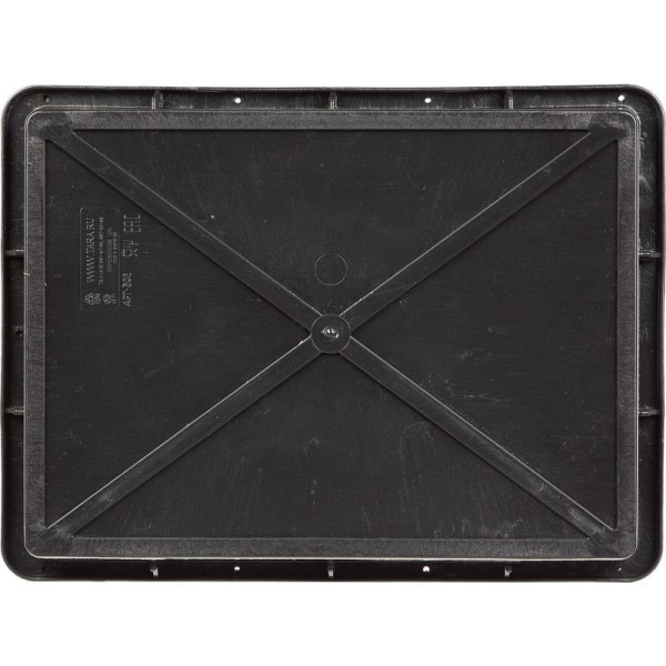 Ящик (лоток) сырково-творожный из ПНД 532x400x141 мм черный