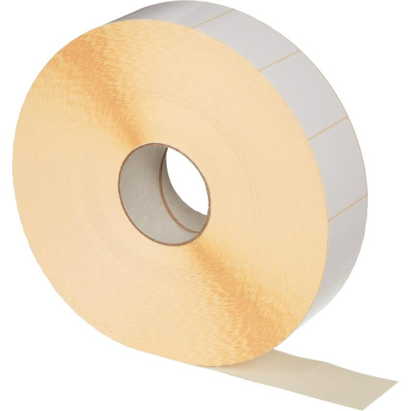 Термотрансферные этикетки 58х60 мм бумажные полуглянцевые (диаметр  втулки 76 мм, 2 рулона по 7000 этикеток)