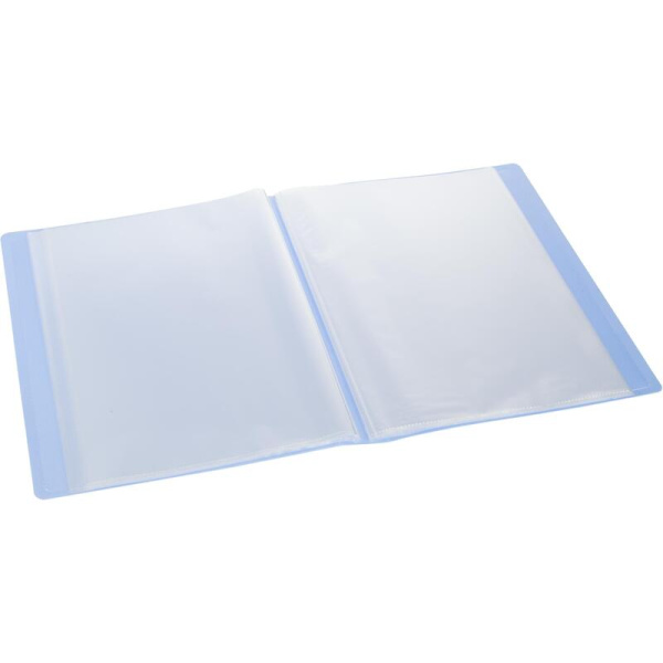 Папка файловая на 20 файлов Attache Selection Breeze А4 15 мм голубая  (толщина обложки 0.7 мм)