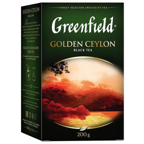 Чай Greenfield Golden Ceylon черный 200 г