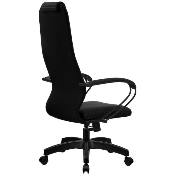 Кресло для руководителя Метта B-10 черное (сетка/ткань, пластик)