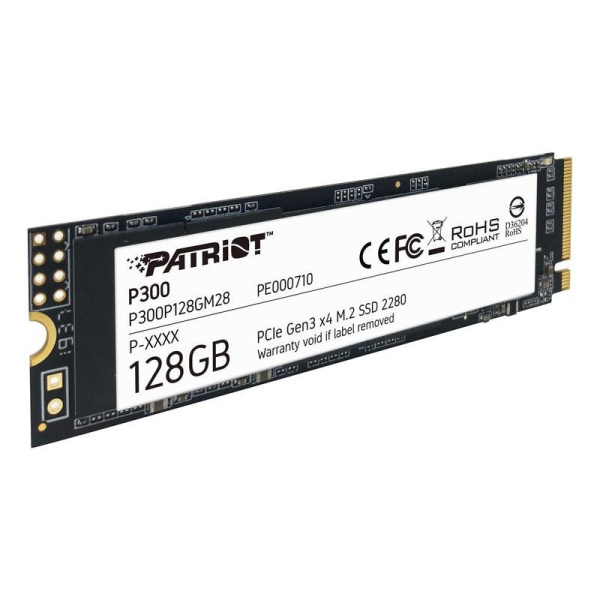 SSD накопитель Patriot P300 128 ГБ (P300P128GM28B)