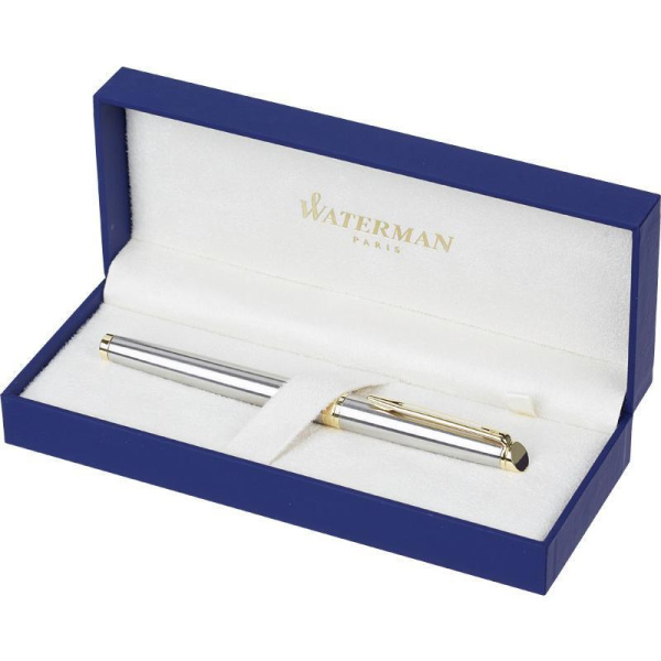 Ручка перьевая Waterman Hemisphere GT S0920310 синяя серебристый корпус
