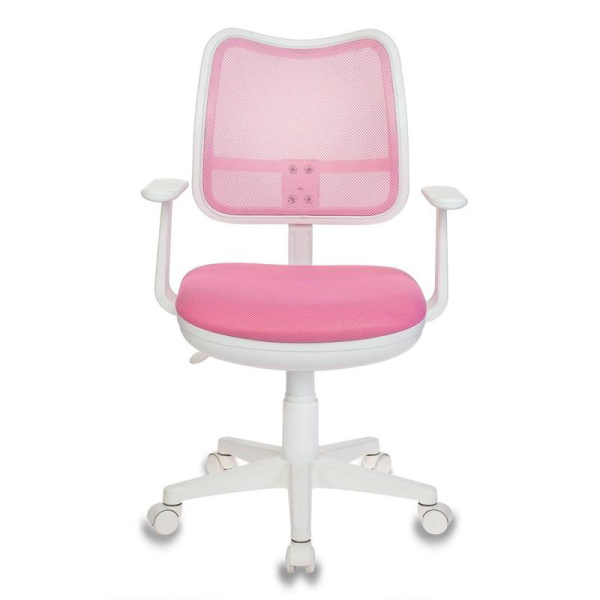 Кресло детское Бюрократ CH-W797 розовое (сетка/ткань, пластик)