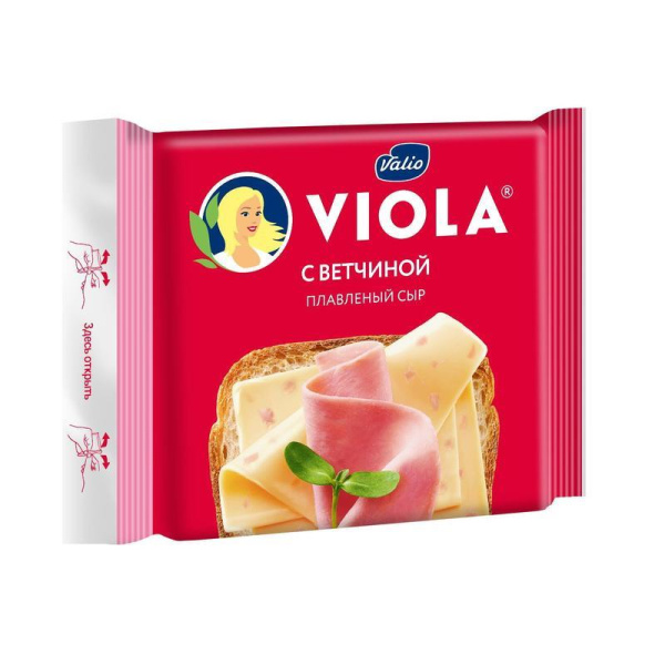 Сыр плавленый Viola с ветчиной  45% 140 г