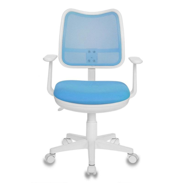 Кресло детское Бюрократ CH-W797 голубое (сетка/ткань, пластик)