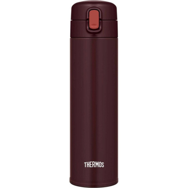 Термокружка Thermos FJM-450 BW 450 мл коричневая (с трубочкой)