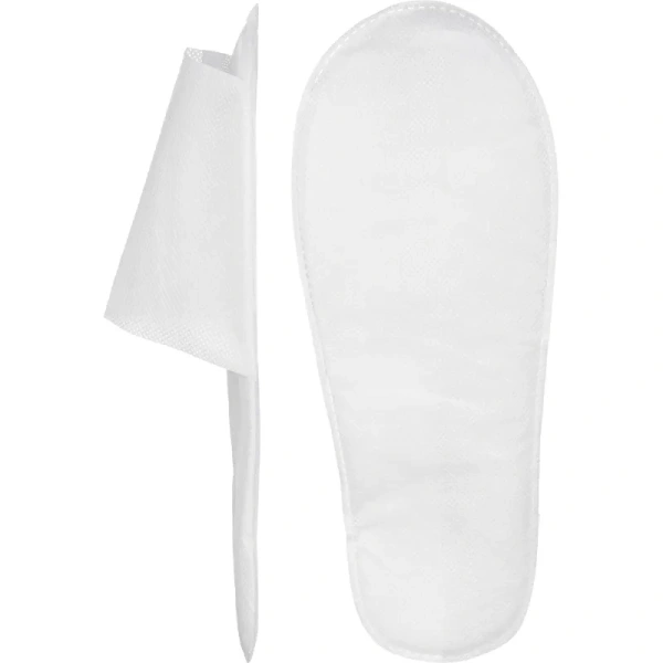 Тапочки одноразовые Спанпро ПЛ-1 спанбонд открытый мыс подошва 3 мм  белые (150 пар в упаковке) Тапочки одноразовые Спанпро ПЛ-1 спанбонд открытый мыс подошва 3 мм  белые (150 пар в упаковке)