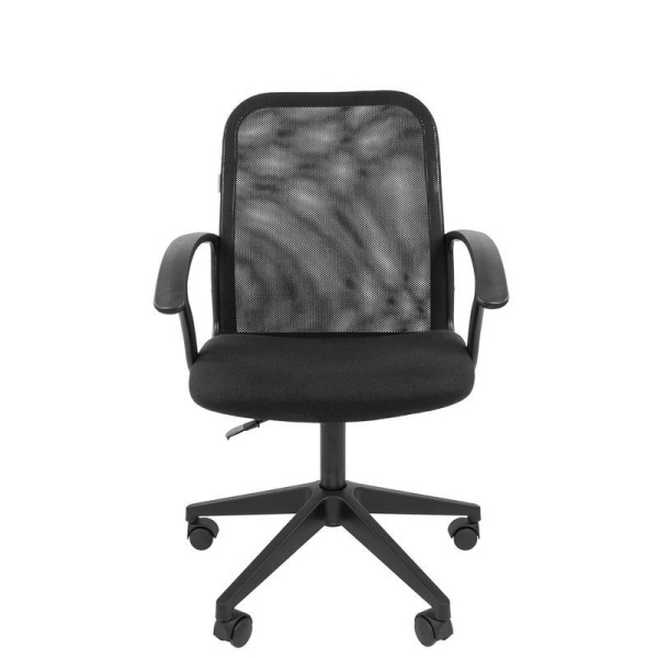 Кресло офисное Chairman 615 черное (сетка/ткань, пластик)
