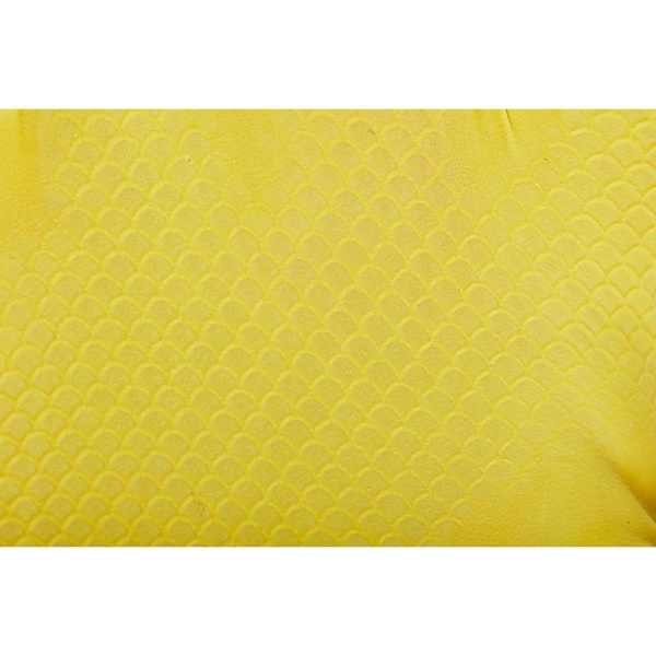 Перчатки латексные Эконом желтые (размер 9, L)
