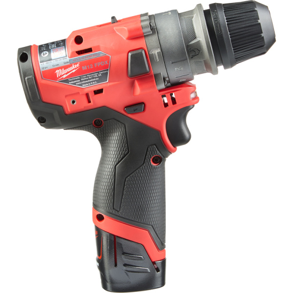 Дрель-шуруповерт ударная аккумуляторная Milwaukee M12 Fuel FPDXKIT-202X  (4933464138)