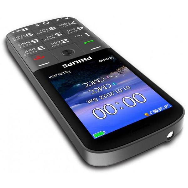 Мобильный телефон Philips E227 Xenium серый