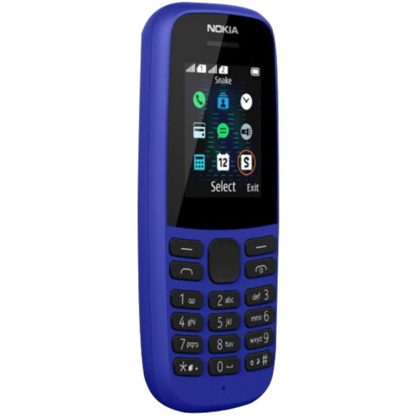 Мобильный телефон Nokia 105 DS синий (16KIGL01A01)