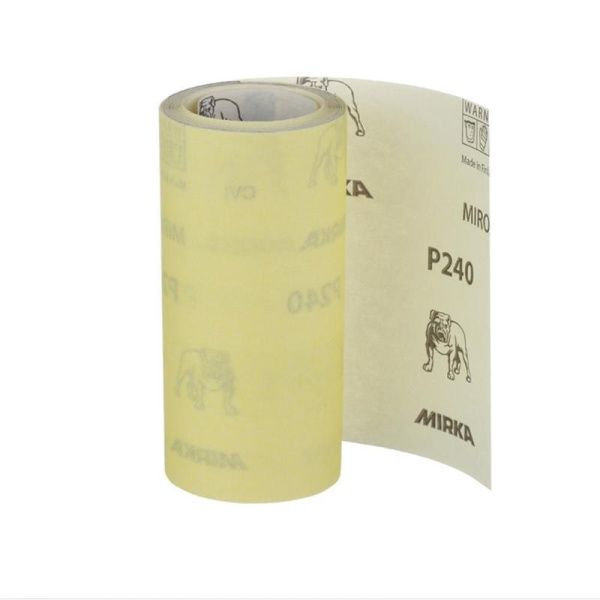 Бумага наждачная на бумажной основе в рулоне 115 мм х 5 м P240 Mirox (15486)