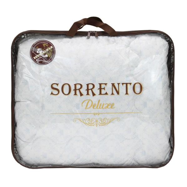 Одеяло 1.5-спальное Sorrento Deluxe 140х205 см стеганое с кантом белое