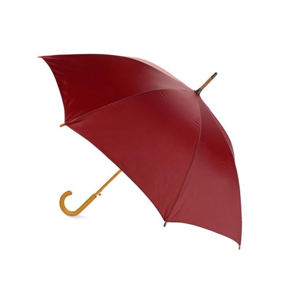 Зонт-трость Радуга полуавтомат красный (906101)