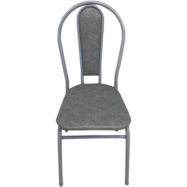 Стул обеденный 4351 серый (искусственная кожа, металл) Стул обеденный 4351 серый (искусственная кожа, металл)