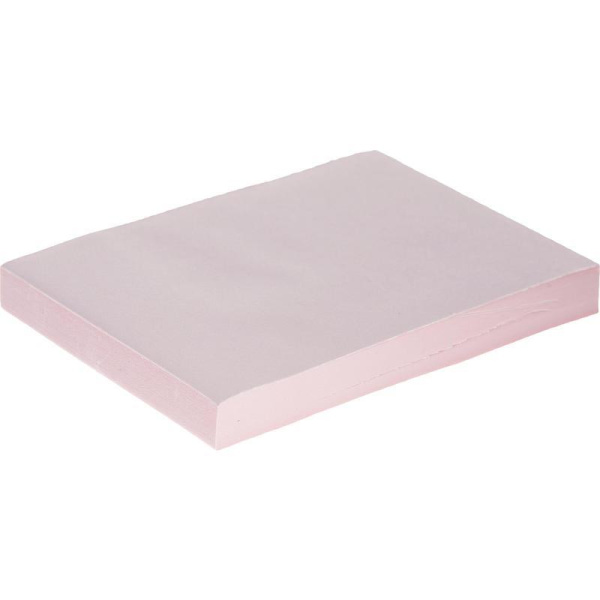 Стикеры Attache Bright colours 76х51 мм пастельные розовые (1 блок,100  листов)