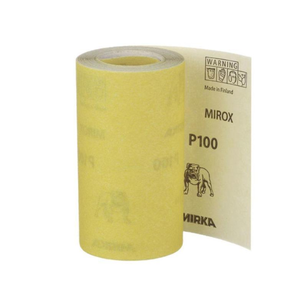 Бумага наждачная на бумажной основе в рулоне 115 мм х 5 м P100 Mirox (15482)