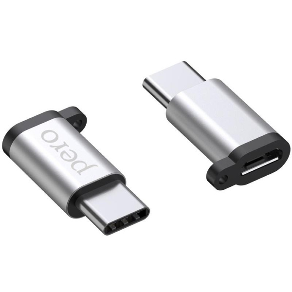 Переходник Pero Micro USB - USB Type-C (4603768350514)