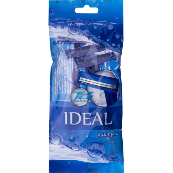 Бритва одноразовая Razo Ideal (3 штуки в упаковке) Бритва одноразовая Razo Ideal (3 штуки в упаковке)