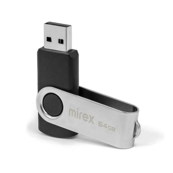 Флешка USB 2.0 64 ГБ Mirex Swivel (13600-FMURUS64)