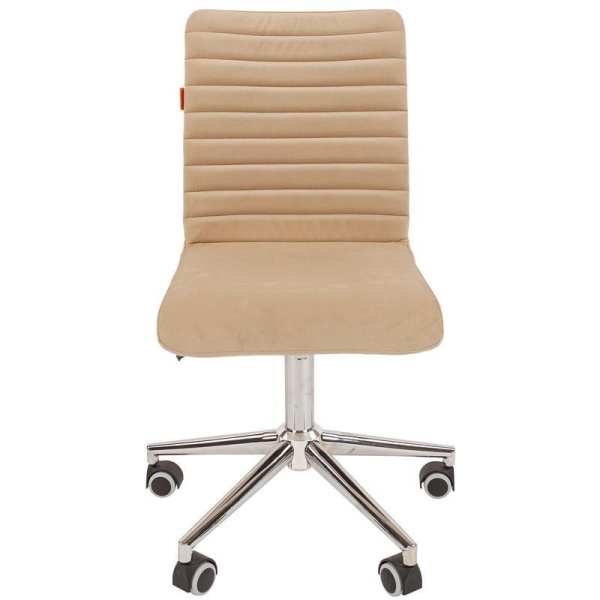 Кресло офисное Chairman 020 бежевое (ткань, металл)