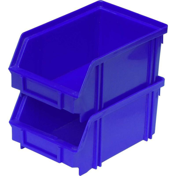 Ящик (лоток) универсальный полипропиленовый 170x105x75 мм синий