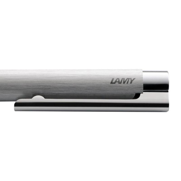 Ручка шариковая Lamy 206 Logo Brushed M16 цвет чернил синий цвет корпуса серебристый (артикул производителя 4026752)